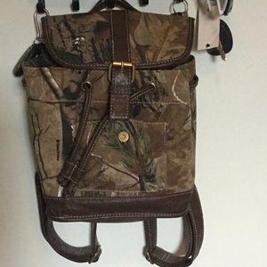 Camo mini backpack